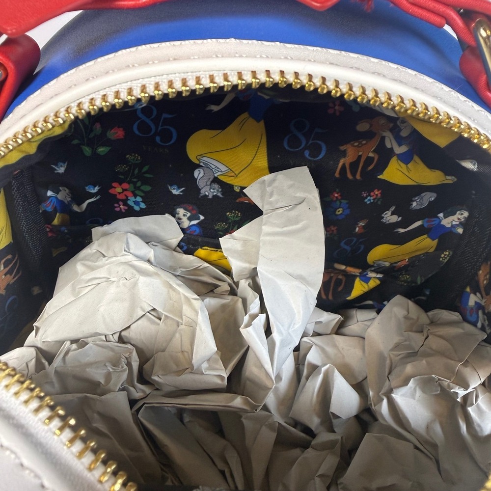 Disney Loungefly Snow White Cosplay Mini Backpack and Wallet Set NWT - Picture 8 of 12